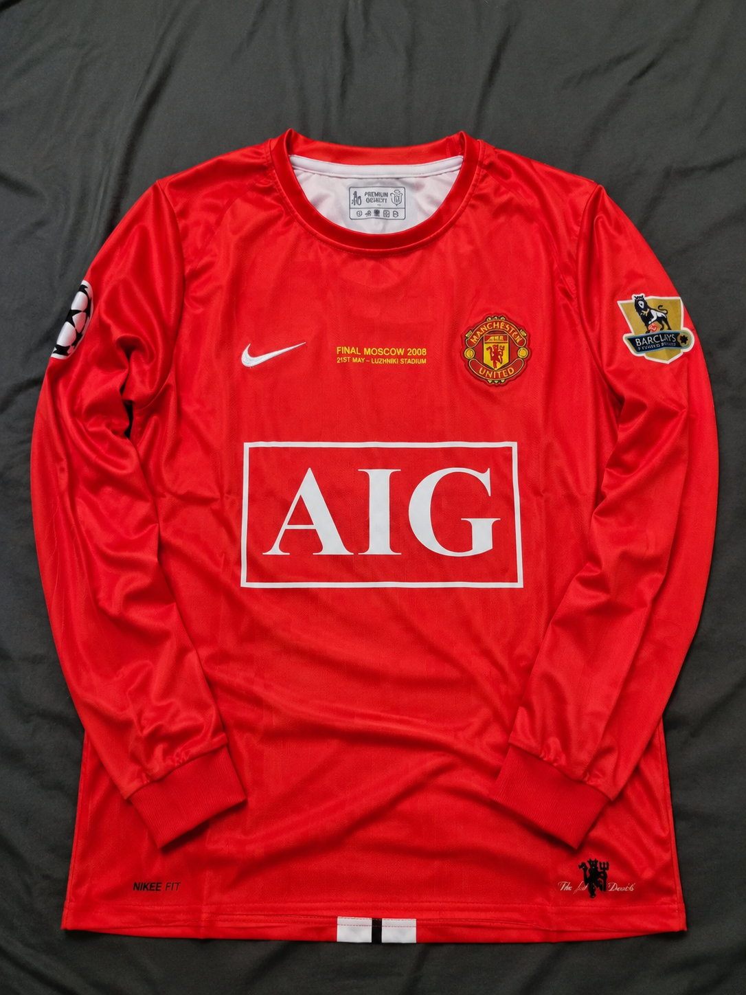 Cr7 - Red Devil - Embroidery Kit - Manchester United - 2008 - Retro Edition