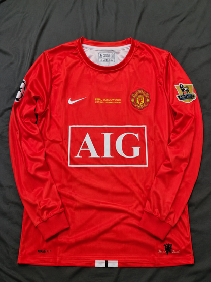 Cr7 - Red Devil - Embroidery Kit - Manchester United - 2008 - Retro Edition