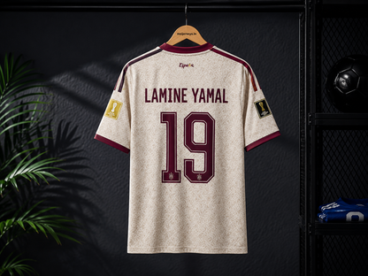 Lamine Yamal - Spain - Away Kit - Sublimation - Slimfit