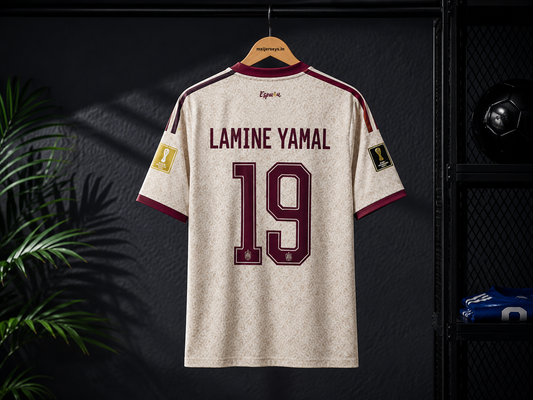 Lamine Yamal - Spain - Away Kit - Sublimation - Slimfit