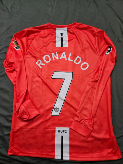 Cr7 - Red Devil - Embroidery Kit - Manchester United - 2008 - Retro Edition