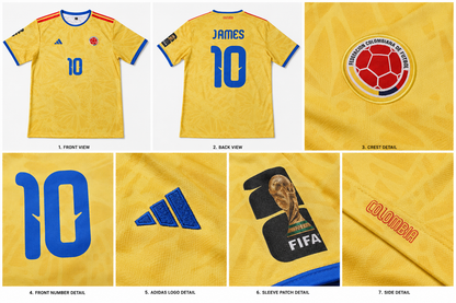 James - Colombia Player Edition - Embroidery Kit